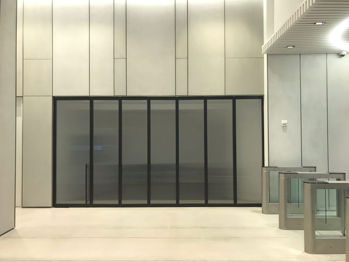 glass panel