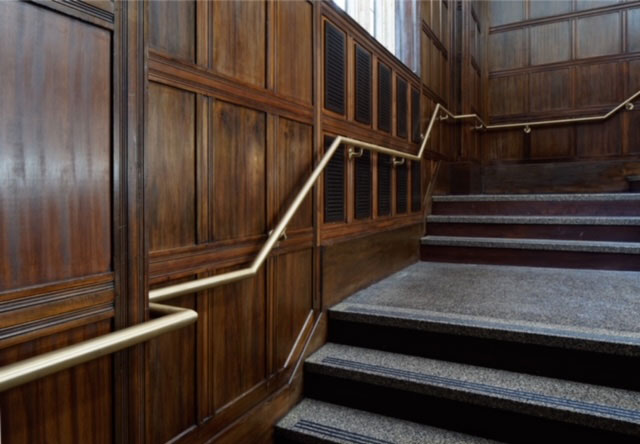 railing on wall